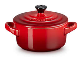 Le Creuset mini braadpan aardewerk 10 cm kersenrood