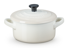 Le Creuset mini braadpan aardewerk 10 cm meringue