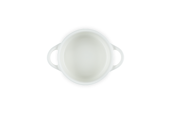 Le Creuset mini braadpan aardewerk 10 cm meringue - afb. 5