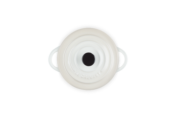 Le Creuset mini braadpan aardewerk 10 cm meringue - afb. 4