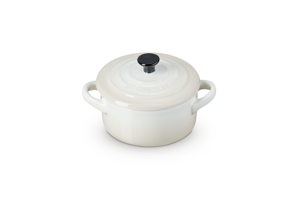 Le Creuset mini braadpan aardewerk 10 cm meringue - afb. 2