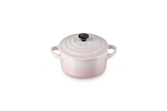 Le Creuset mini braadpan aardewerk 10 cm shell pink - afb. 2