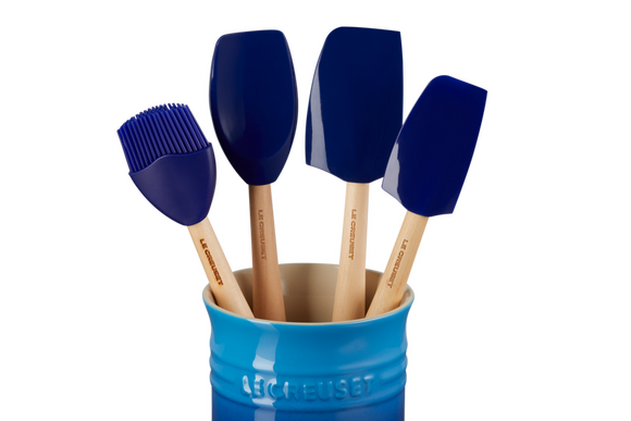 Le Creuset Premium spatelpot met 4 tools azure - afb. 2