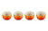 Le Creuset ramekins set van 4 aardewerk oranjerood - afb. 2