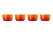 Le Creuset ramekins set van 4 aardewerk oranjerood - afb. 3
