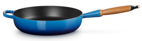 Le Creuset sauteerpan Signature 28 cm azureblauw - afb. 3