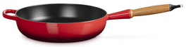 Le Creuset sauteerpan Signature 28 cm kersenrood