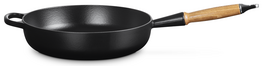 Le Creuset sauteerpan Signature 28 cm mat zwart