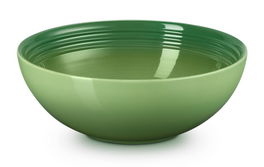 Le Creuset aardewerk serveerbowl 24 cm bamboo groen