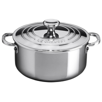 Le Creuset Signature 3-ply kookpan laag 20 cm 3,0 ltr