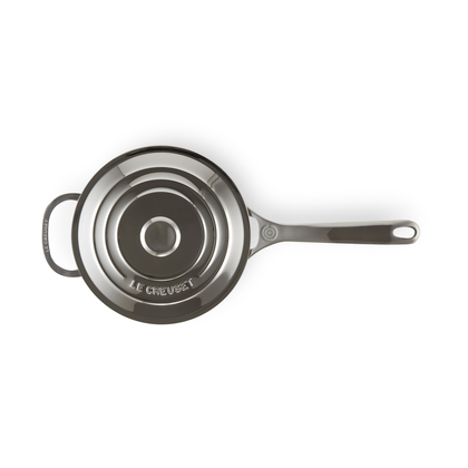 Le Creuset Signature 3-ply steelpan 20 cm 3,8 ltr met tegengreep - afb. 4