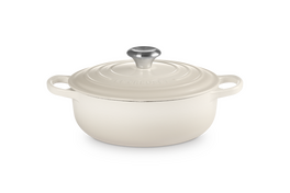 Le Creuset Signature sauteuse 24 cm meringue