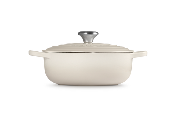 Le Creuset Signature sauteuse 24 cm meringue - afb. 3