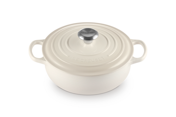 Le Creuset Signature sauteuse 24 cm meringue - afb. 2