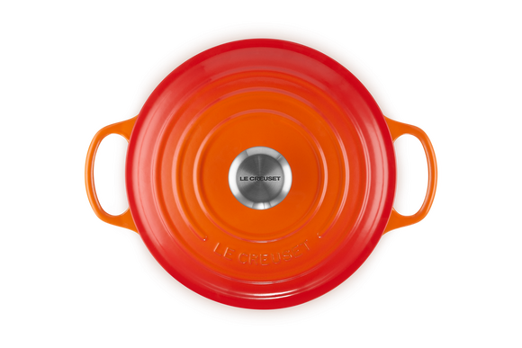 Le Creuset Signature sauteuse 24 cm ORANJErood - afb. 4