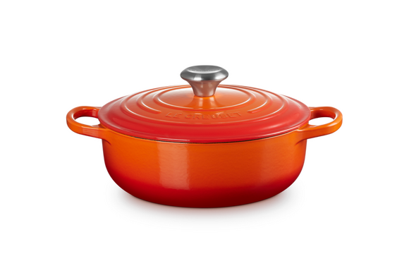 Le Creuset Signature sauteuse 24 cm ORANJErood - afb. 2