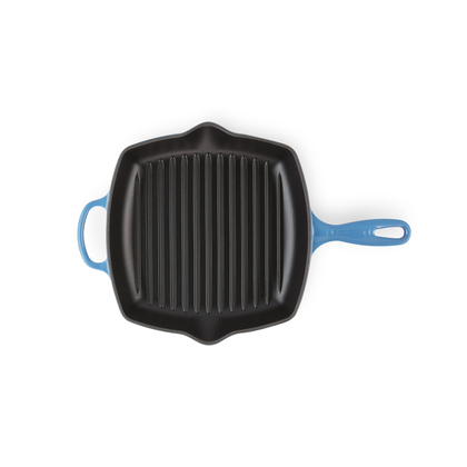 Le Creuset vierkante grillpan 26 cm azureblauw - afb. 2