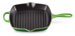 Le Creuset vierkante grillpan 26 cm bamboo groen