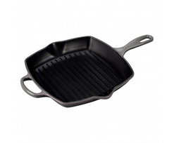 Le Creuset vierkante grillpan 26 cm flint