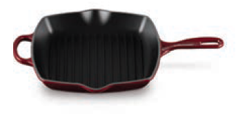 Le Creuset vierkante grillpan 26 cm rhone - afb. 1