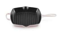 Le Creuset vierkante grillpan 26 cm shell pink - afb. 2