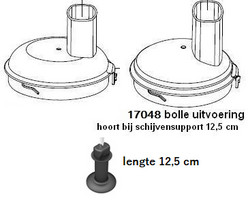 Magimix deksel bol 4200 - 5200 voor schijvensupport 12,5 cm