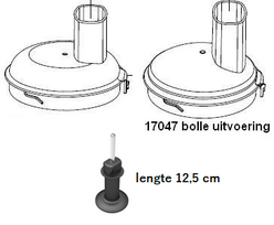 Magimix deksel bol 3200 voor schijvensupport 12,5 cm