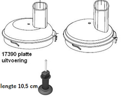 Magimix deksel plat 3200 voor schijvensupport 10,5 cm