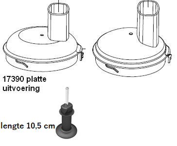 Magimix deksel plat 3200 voor schijvensupport 10,5 cm - afb. 1