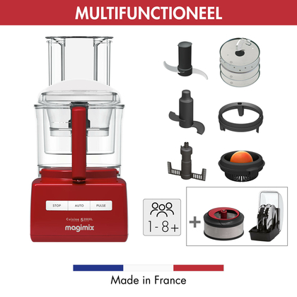 Magimix keukenmachine Cuisine System 5200 XL PREMIUM-V2 Rood - afb. 2