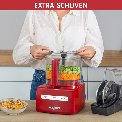 Magimix keukenmachine Cuisine System 5200 XL PREMIUM-V2 Rood - afb. 10