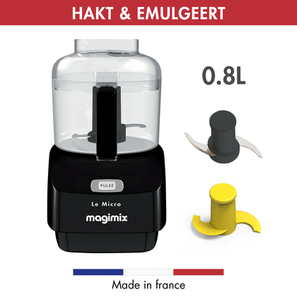 Magimix mini hakker Le Micro Hoogglans zwart - afb. 3