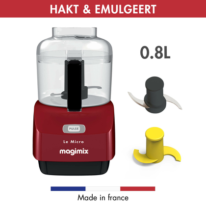 Magimix mini hakker Le Micro Rood - afb. 3