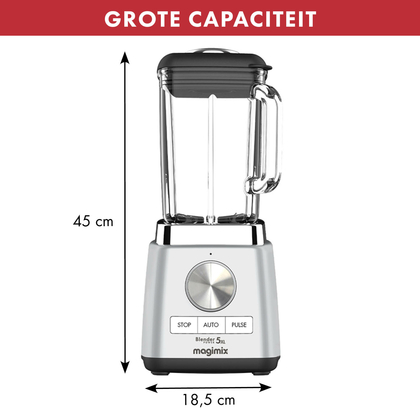 Magimix Power blender 5 XL zilvergrijs 1500 Watt - afb. 14