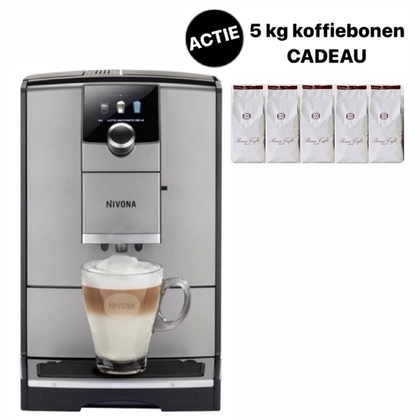 Nivona koffiemachine 795 Titanium/chroom - afb. 1