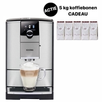 Nivona koffiemachine 799 Rvs/chroom front