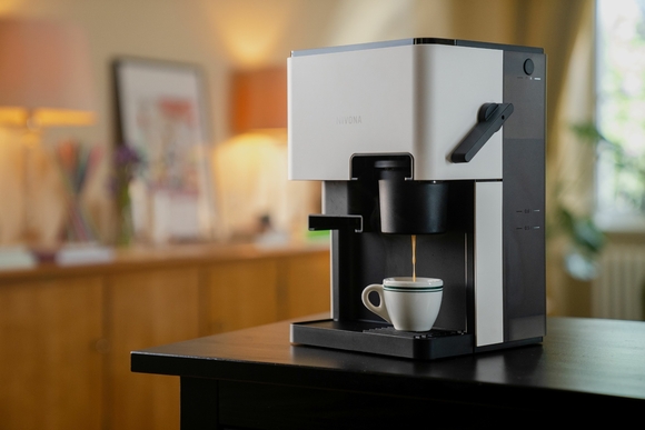 Nivona semi-auto koffiemachine Cube 4 Creme wit - afb. 6