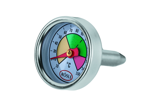 Rosle dekselthermometer Silence rvs - afb. 1