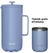 Scanpan dubbelwandige French Press koffiezetter airy blue + drinkbeker - afb. 1