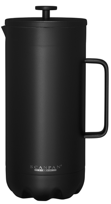 Scanpan dubbelwandige French Press koffiezetter black + drinkbeker - afb. 2