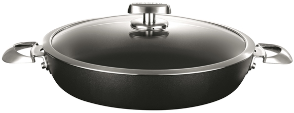 Scanpan Pro IQ chefpan 32 cm met deksel - afb. 1