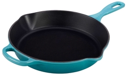 Le Creuset diepe skillet 26 cm caribbean blue