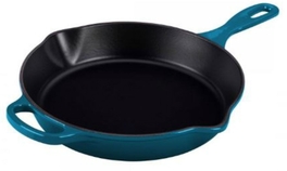 Le Creuset diepe skillet 26 cm deep teal