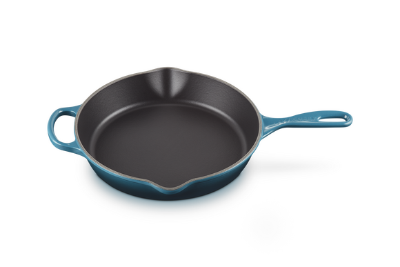 Le Creuset diepe skillet 26 cm deep teal - afb. 2