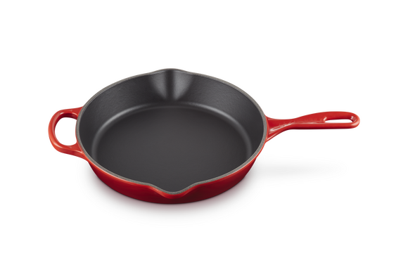 Le Creuset diepe skillet 26 cm kersenrood - afb. 2