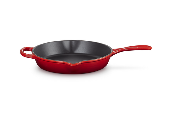 Le Creuset diepe skillet 26 cm kersenrood - afb. 3