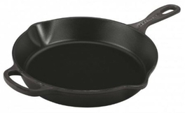 Le Creuset diepe skillet 26 cm mat zwart