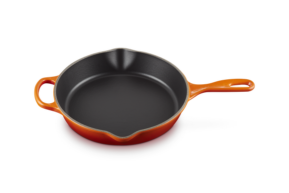 Le Creuset diepe skillet 26 cm ORANJErood - afb. 2