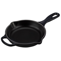 Le Creuset ronde skillet 16 cm mat zwart