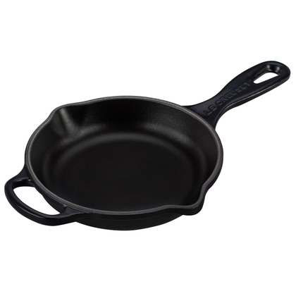 Le Creuset ronde skillet 16 cm mat zwart - afb. 1